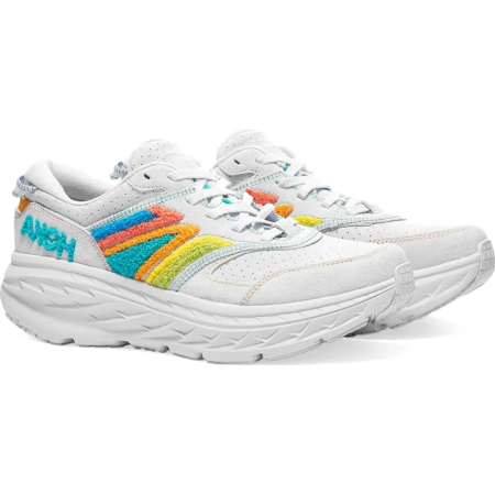 Кроссовки мужские HOKA U BONDI L EMBROIDERY Arctic Ice / Atlantis