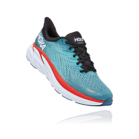 Кроссовки мужские HOKA M CLIFTON 8 Real Teal / Aquarelle