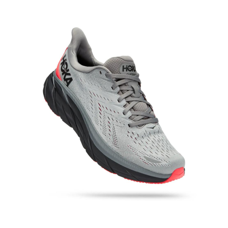 Кроссовки мужские HOKA M CLIFTON 8 Sharkskin / Diva Pink