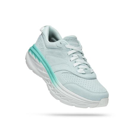 Кроссовки женские HOKA U BONDI L SUEDE Blue Glass / Atlantis