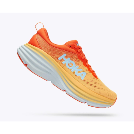 Кроссовки мужские HOKA M BONDI 8 Puffins Bill / Amber Yellow