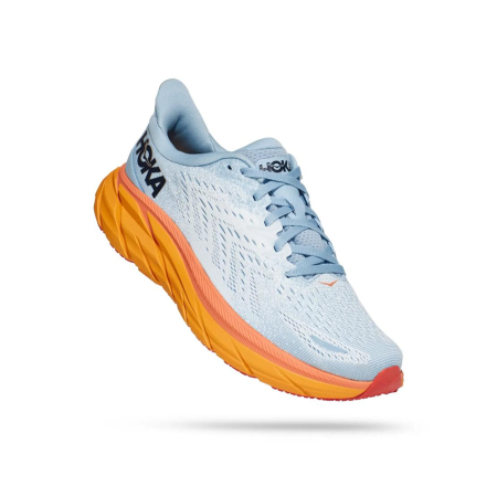 Кроссовки женские HOKA W CLIFTON 8  Summer Blue / Ice Flow