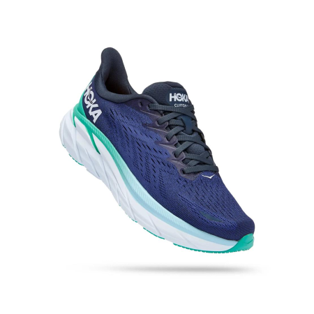 Кроссовки женские HOKA W CLIFTON 8  Outer Space / Bellwether Blue