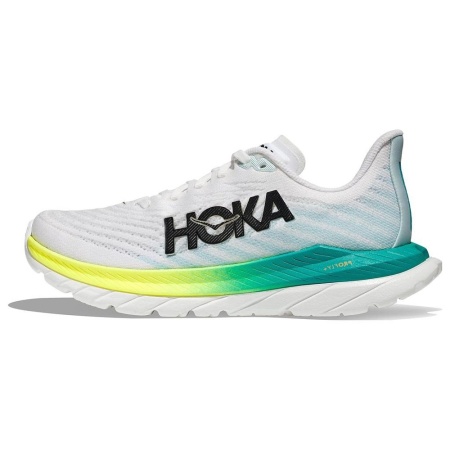 Кроссовки мужские HOKA M MACH 5 WIDE White / Blue Glass